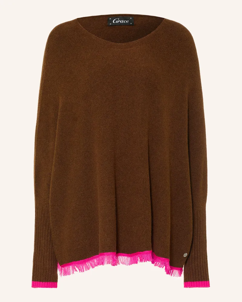 Grace Pullover braun Dunkelbraun