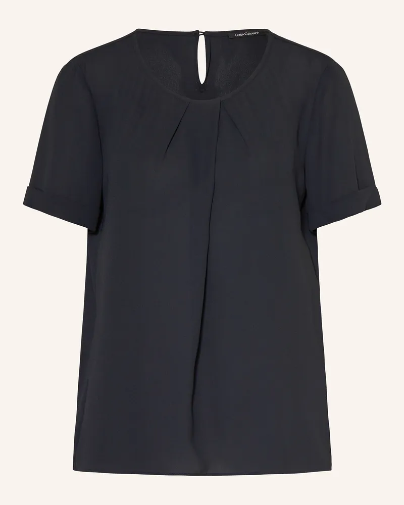Luisa Cerano Blusenshirt Dunkelblau