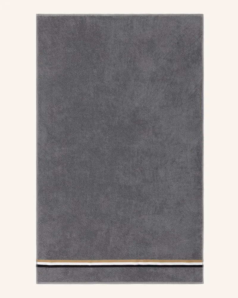 HUGO BOSS Badetuch BLINEA Grau