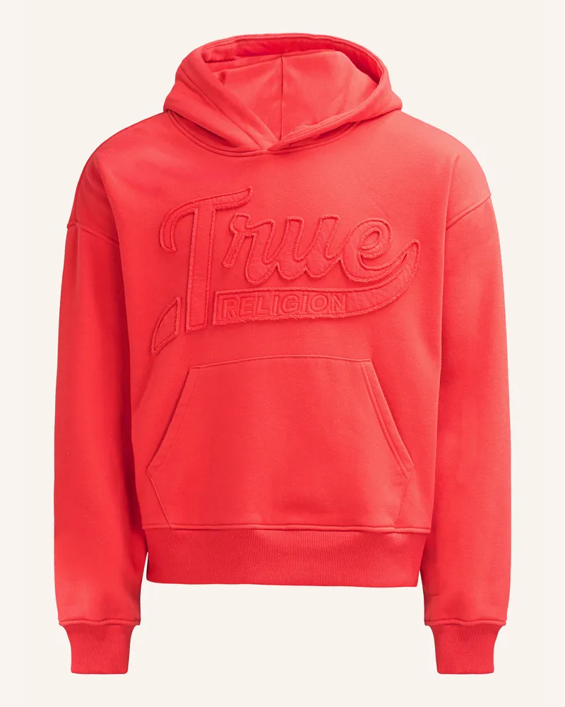 True Religion Hoodie CINCHED Rot
