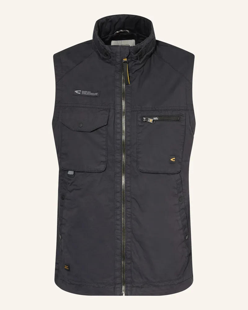 Camel Active Weste blau Schwarz