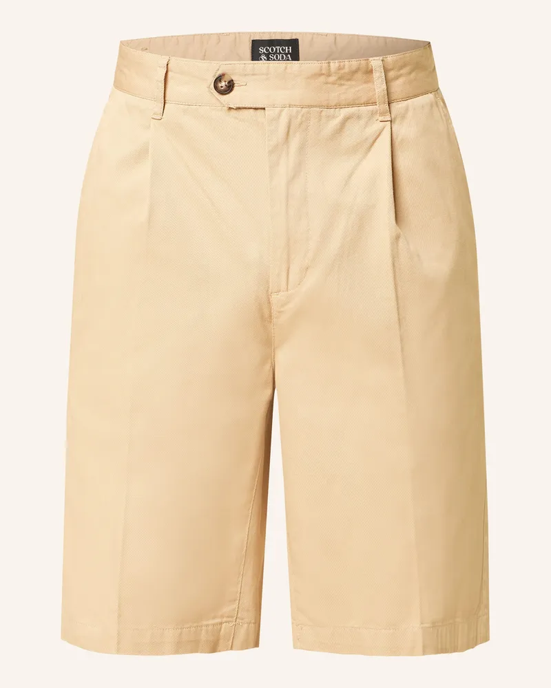 Scotch&Soda Chinoshorts Wide Fit Beige
