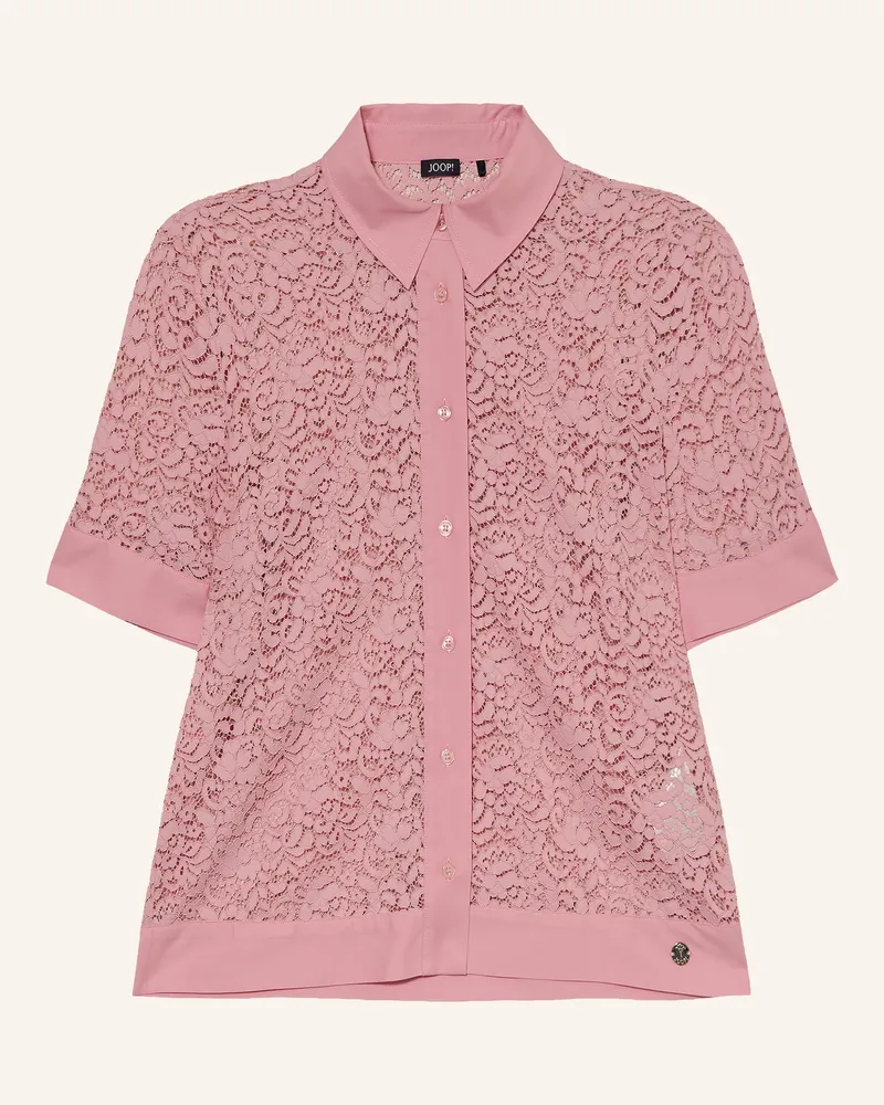 JOOP! Hemdbluse Blandine Aus Spitze rosa Rosa