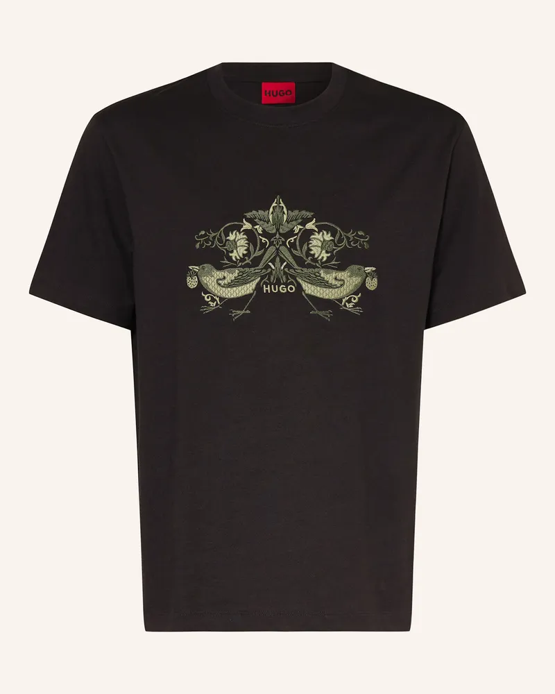 HUGO BOSS T-Shirt DENRITH Schwarz