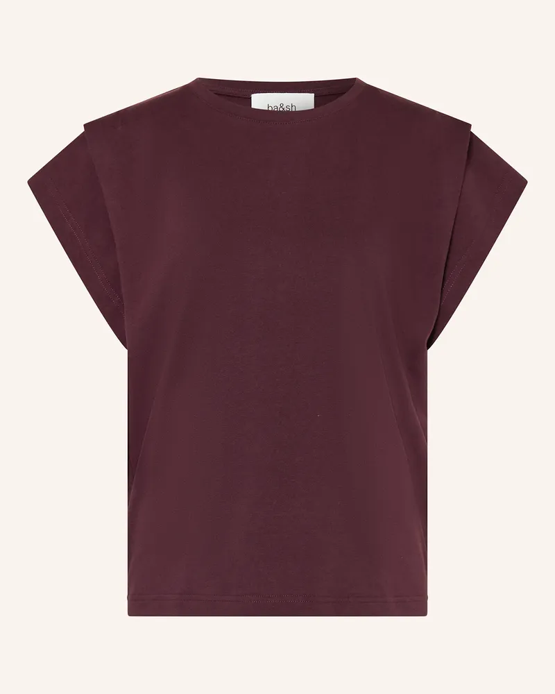 ba&sh T-Shirt Pio rot Dunkelrot