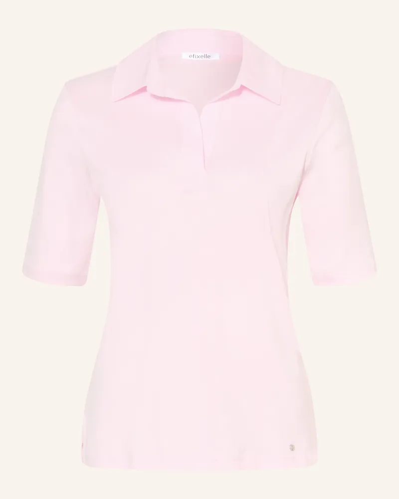 Efixelle Jersey-Poloshirt Hellrosa