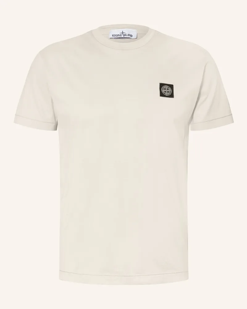 Stone Island T-Shirt grau Hellgrau