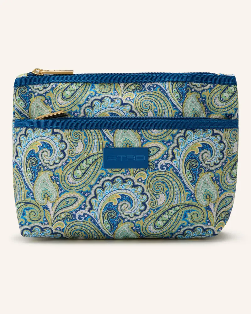 Etro Pouch Medium blau Blau