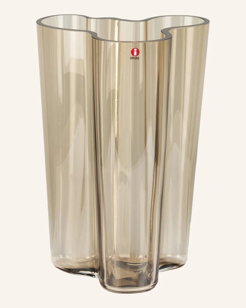 iittala Vase Alvar Aalto beige Orange