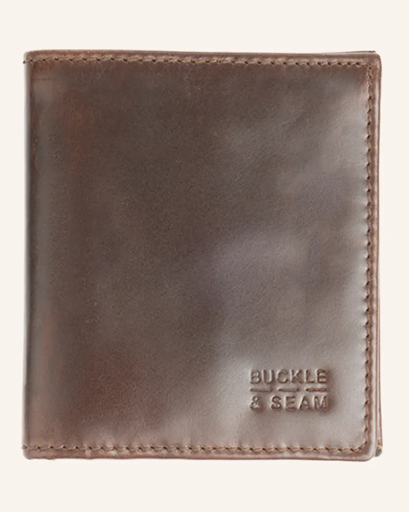 Buckle & Seam Geldbörse EDGAR Braun