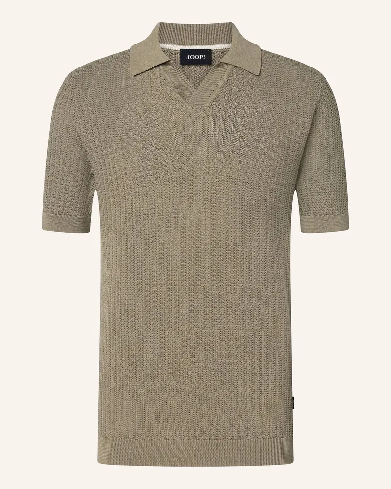 JOOP! Strick-Poloshirt BAORON Oliv