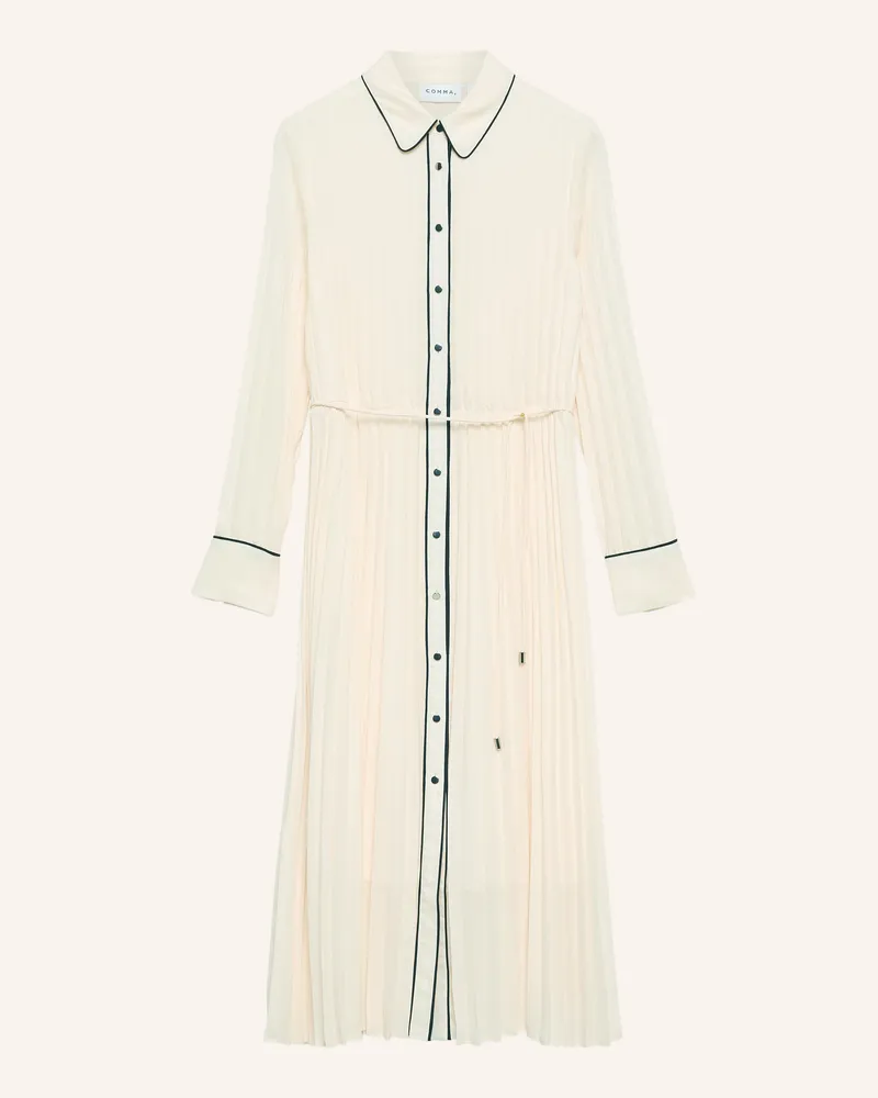 COMMA Kleid beige Creme
