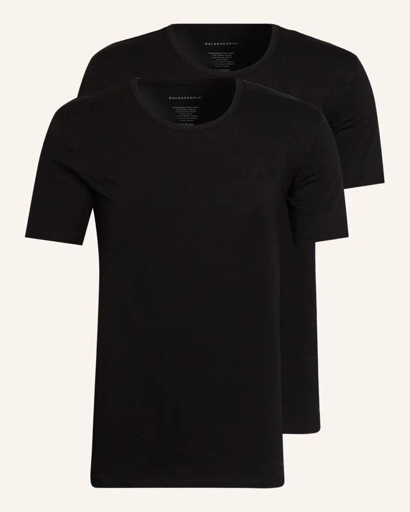 Baldessarini 2er-Pack T-Shirts schwarz Schwarz