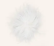 Brosche weiss