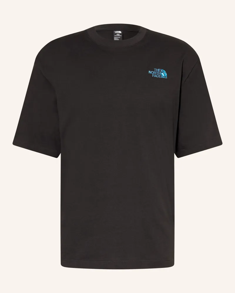 The North Face T-Shirt Liquid Box schwarz Schwarz