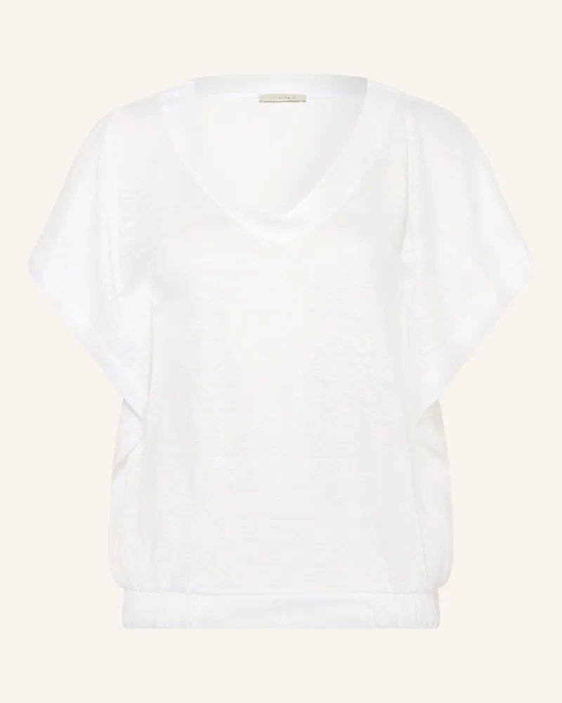 lilienfels T-Shirt Aus Leinen weiss Weiss