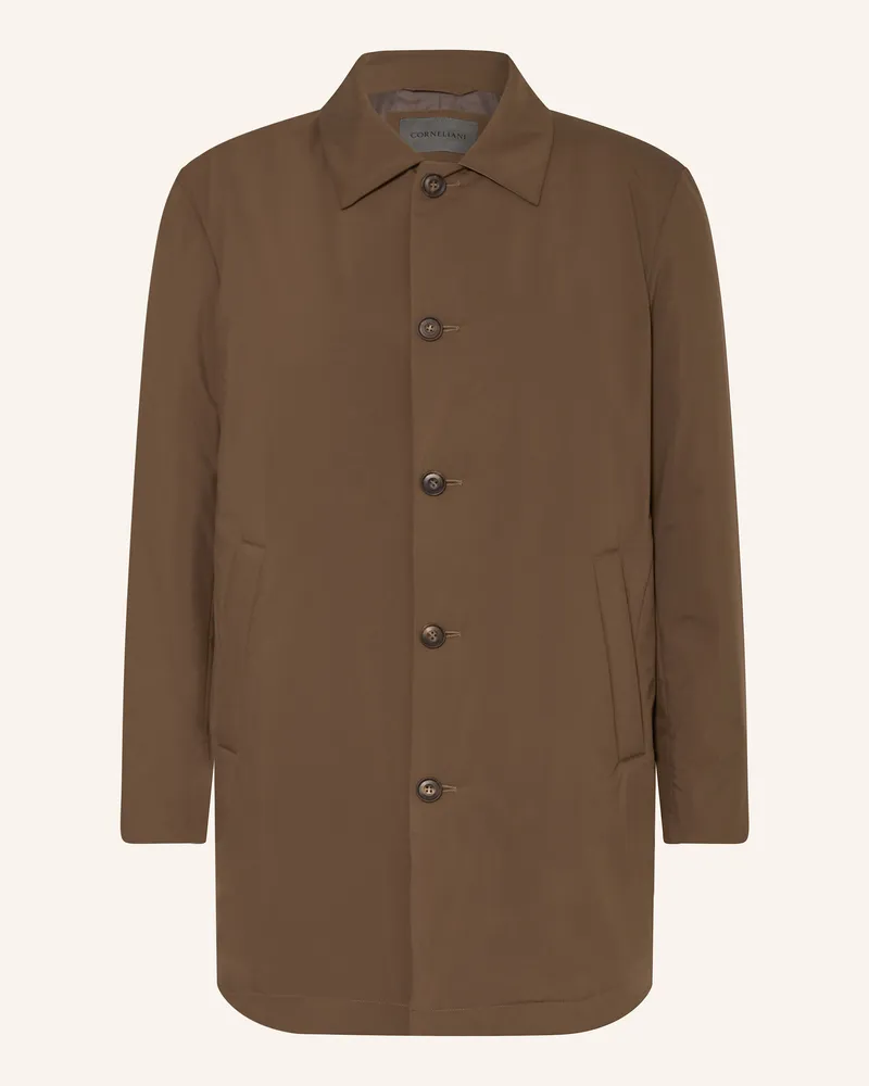 Corneliani Mantel braun Dunkelbraun