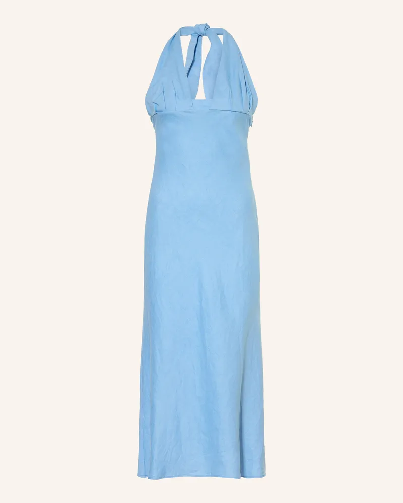 Faithfull The Brand Leinenkleid Marita blau Hellblau