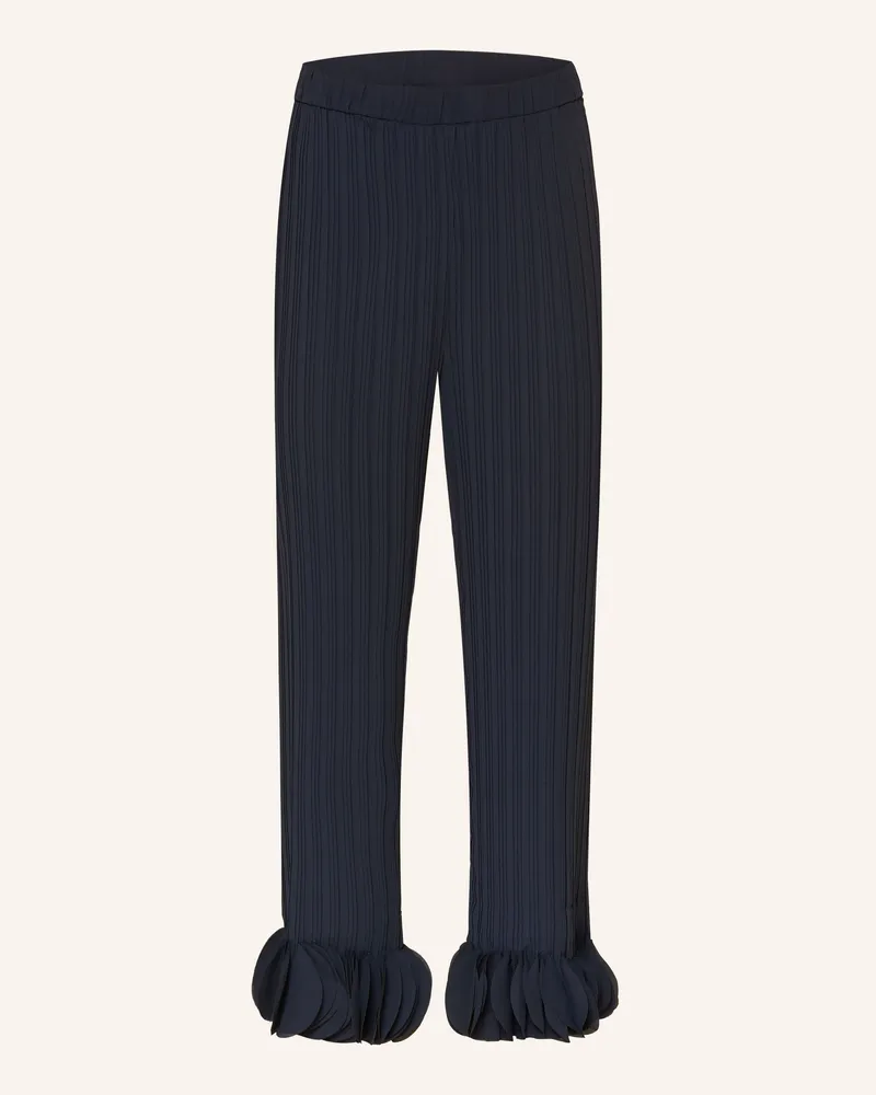 Joseph Ribkoff Hose mit Plissees Dunkelblau