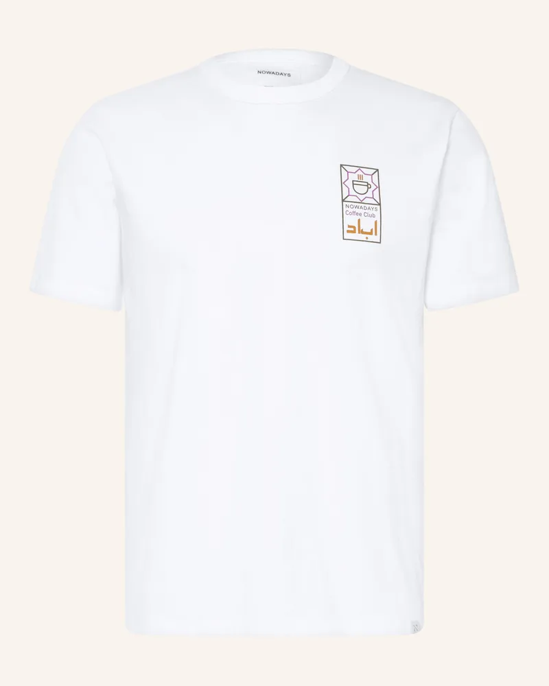 Nowadays T-Shirt weiss Weiss