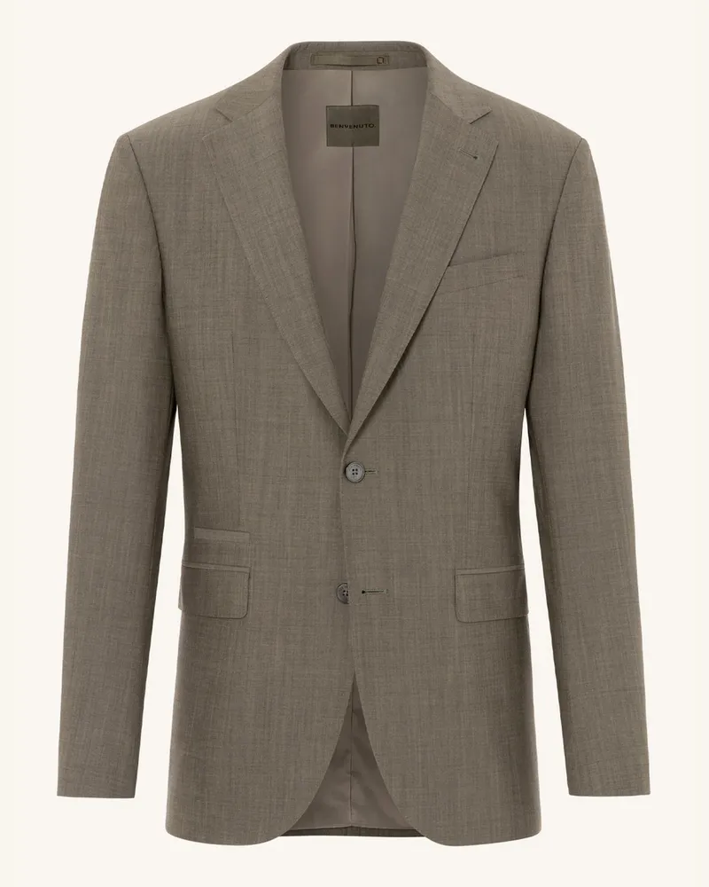 Benvenuto Anzugsakko Mario Modern Fit braun Braun