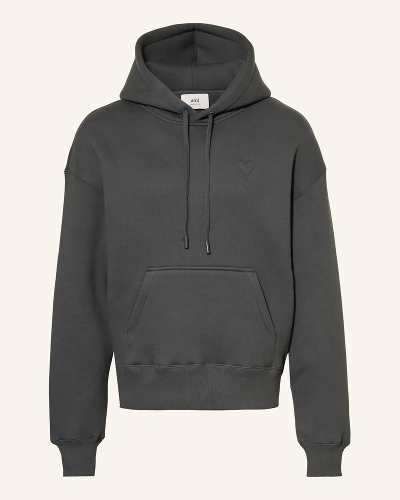 AMI Paris Hoodie grau Dunkelgrau