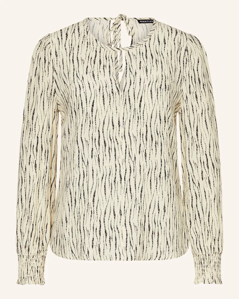 Whistles Blusenshirt SHIBORI Creme