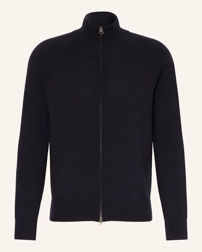 Lisa Yang Strickjacke Bran Aus Cashmere blau Dunkelblau