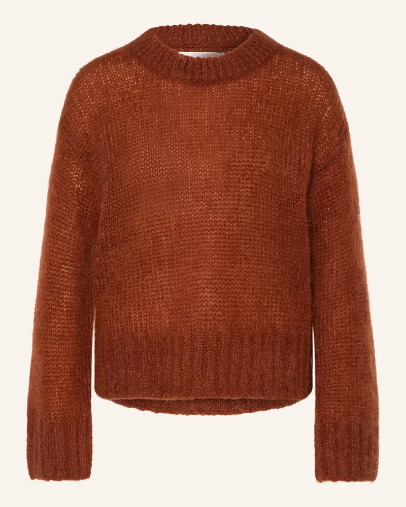 Part Two Mohair-Pullover Sillepw braun Braun