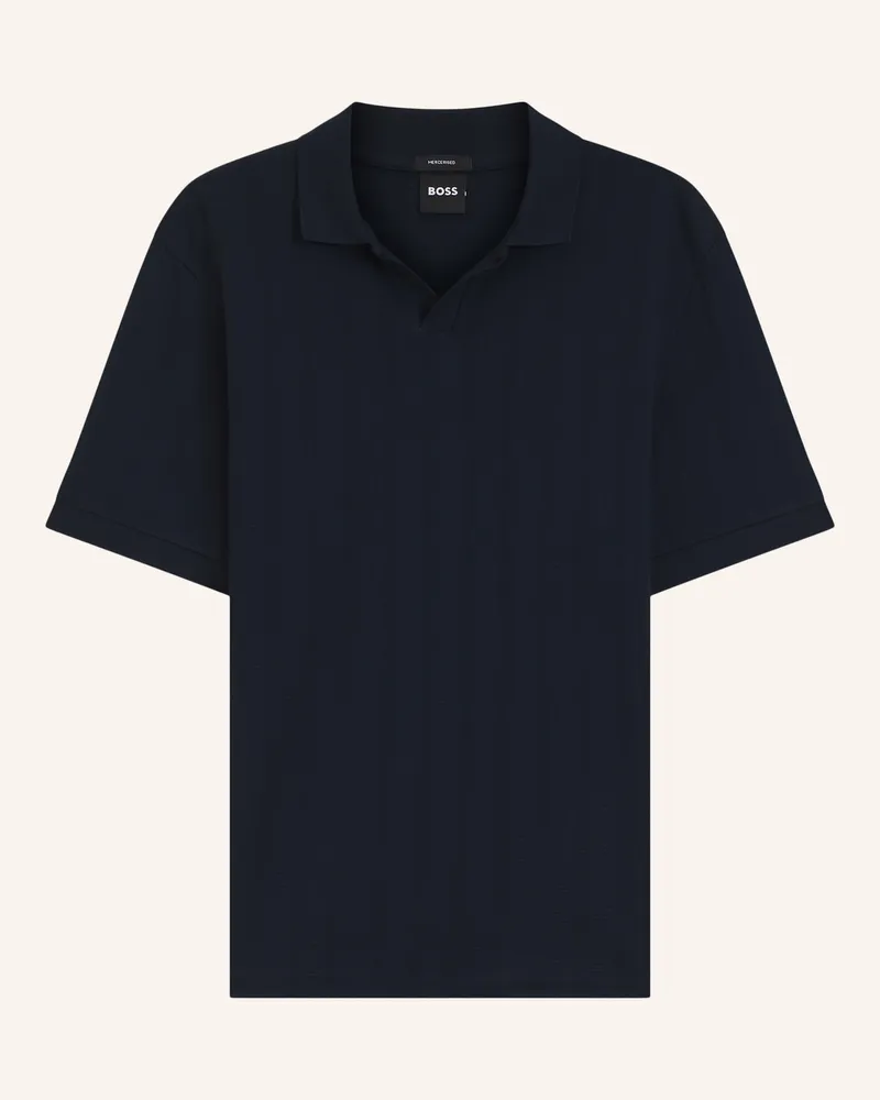 HUGO BOSS Poloshirt C-Ponti 118 Regular Fit blau Dunkelblau