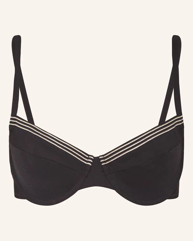 Maryan Mehlhorn Bügel-Bikini-Top STRATUM Schwarz