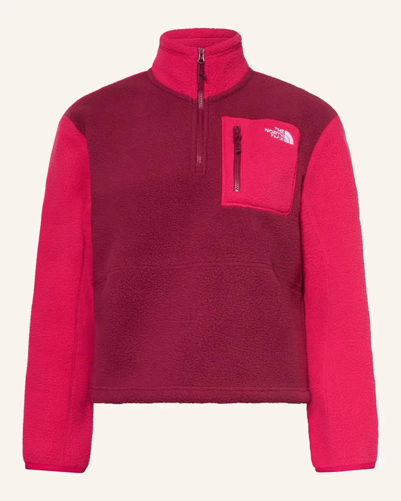 The North Face Fleece-Troyer Yumiori rot Dunkelrot