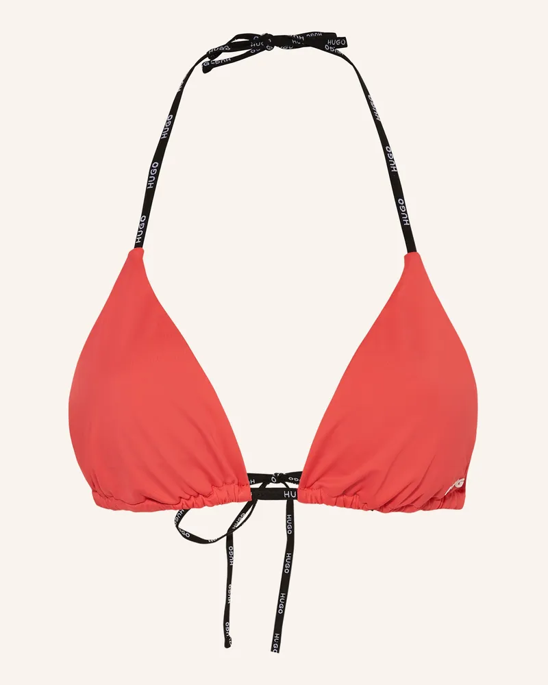 HUGO BOSS Triangel-Bikini-Top PURE Rot