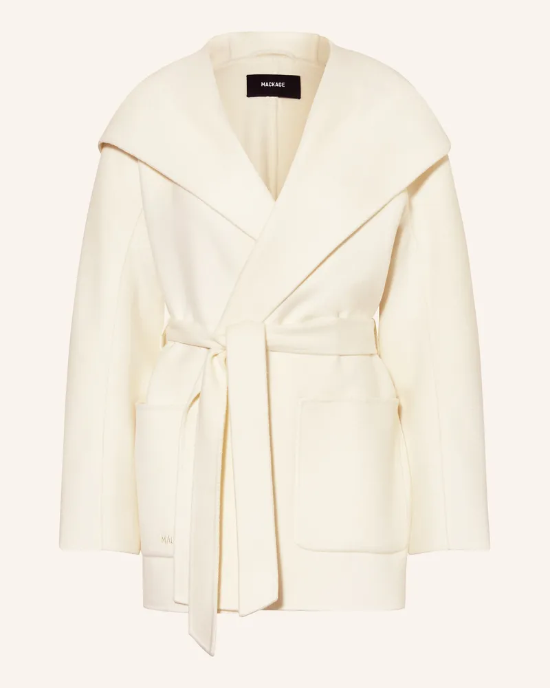 Mackage Wollmantel Creme