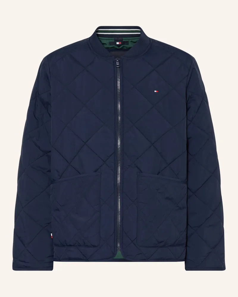 Tommy Hilfiger Steppjacke blau Dunkelblau