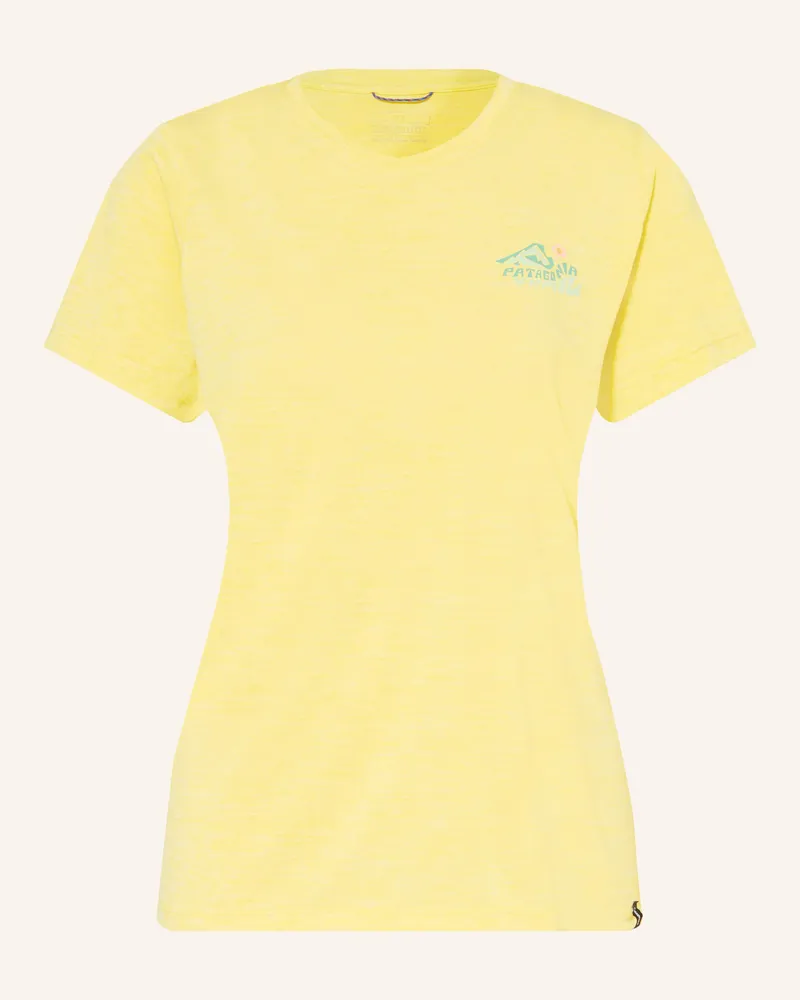 Patagonia T-Shirt Capilene® Cool Daily gelb Hellgelb