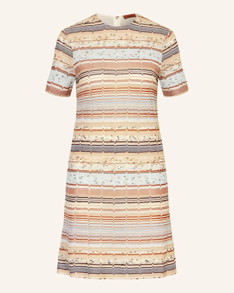 Missoni Strickkleid mit Glitzergarn Braun