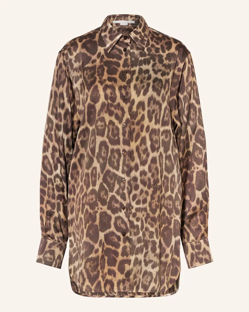 Stella McCartney Hemdbluse braun Dunkelbraun