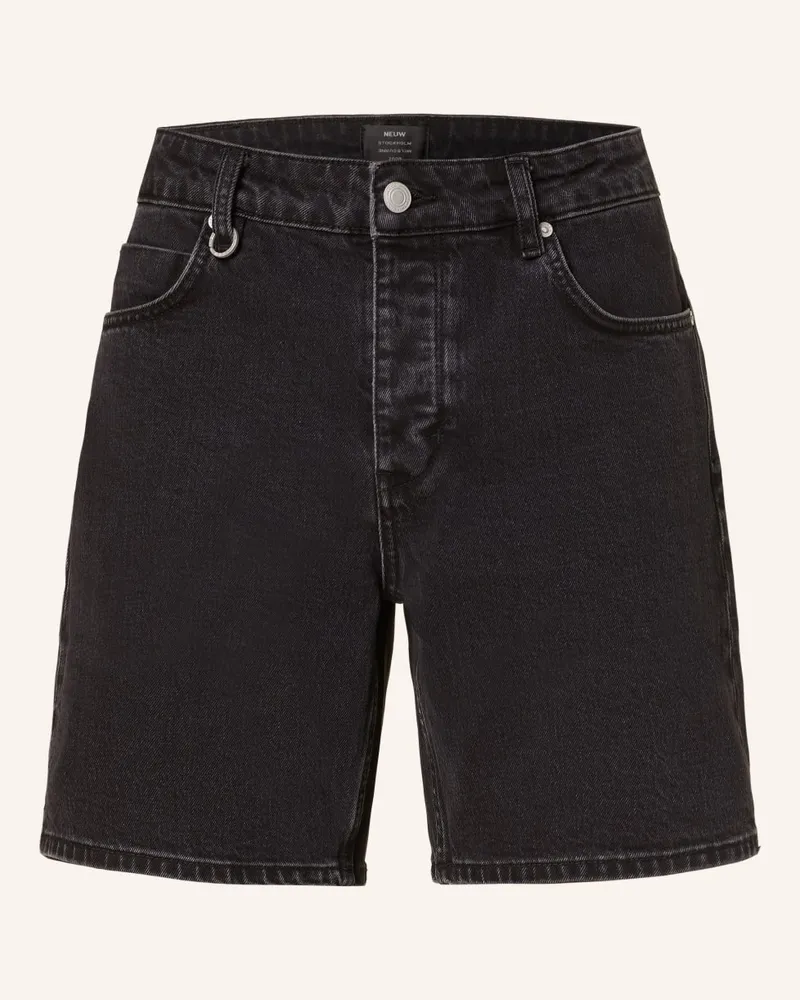 Neuw Jeans-Shorts Slim Relaxed Schwarz