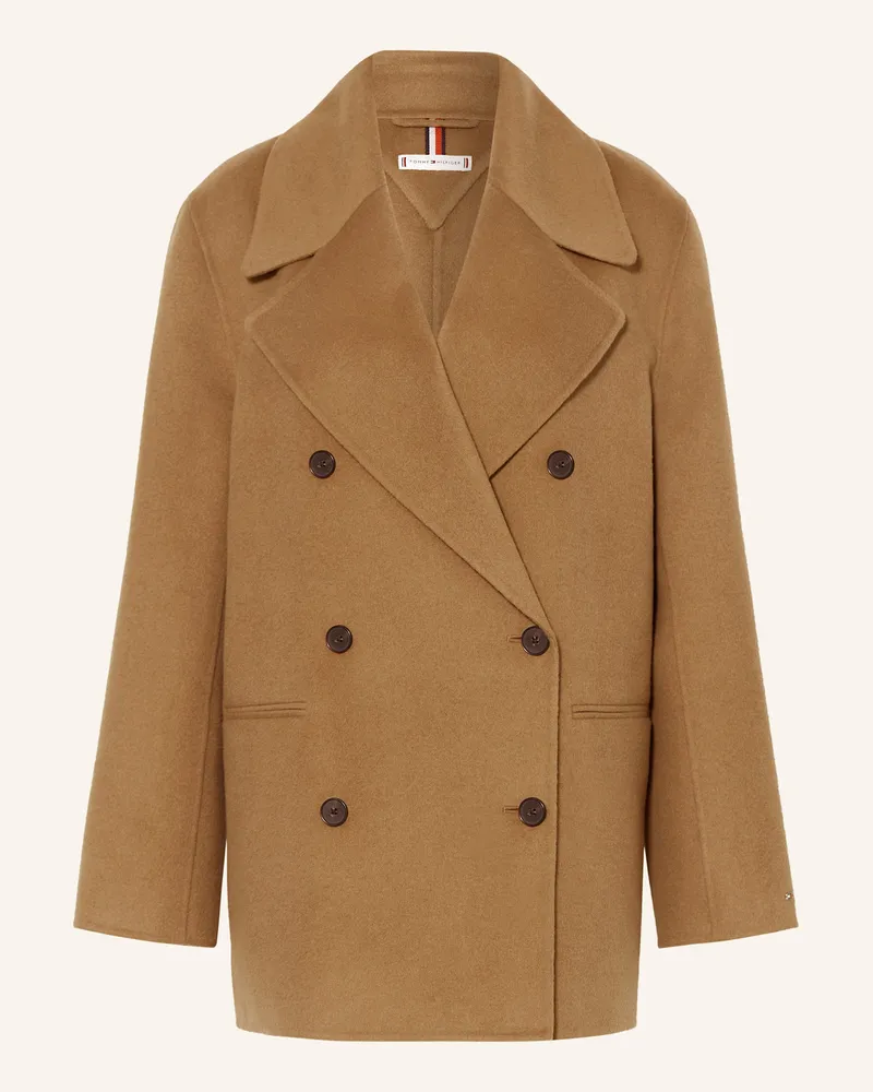 Tommy Hilfiger Cabanjacke gruen Beige