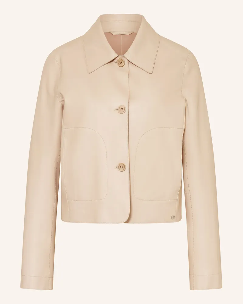 Milestone Lederjacke Mscanna beige Hellbraun