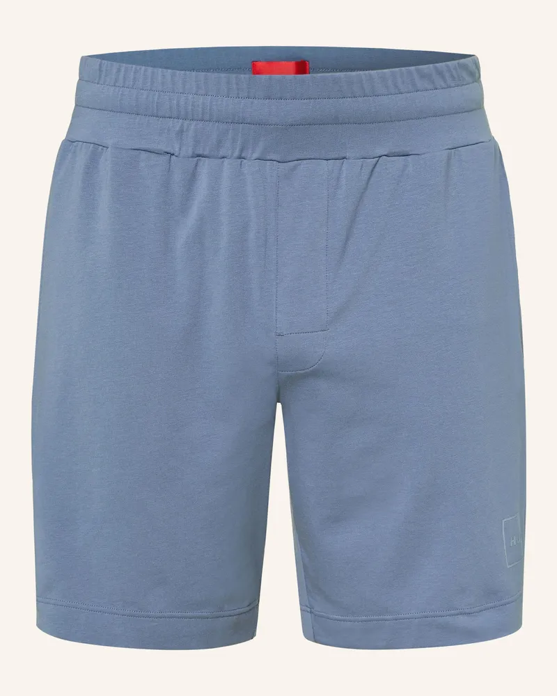 HUGO BOSS Schlafshorts Laze blau Blaugrau