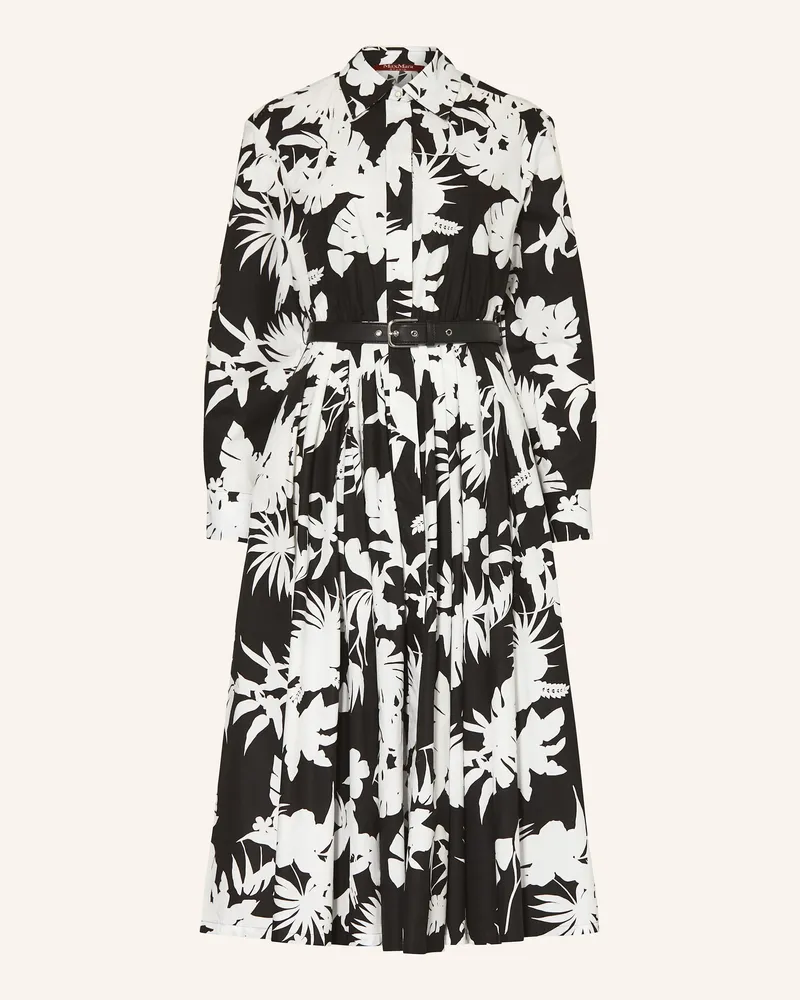 Max Mara Hemdblusenkleid USSEL Schwarz