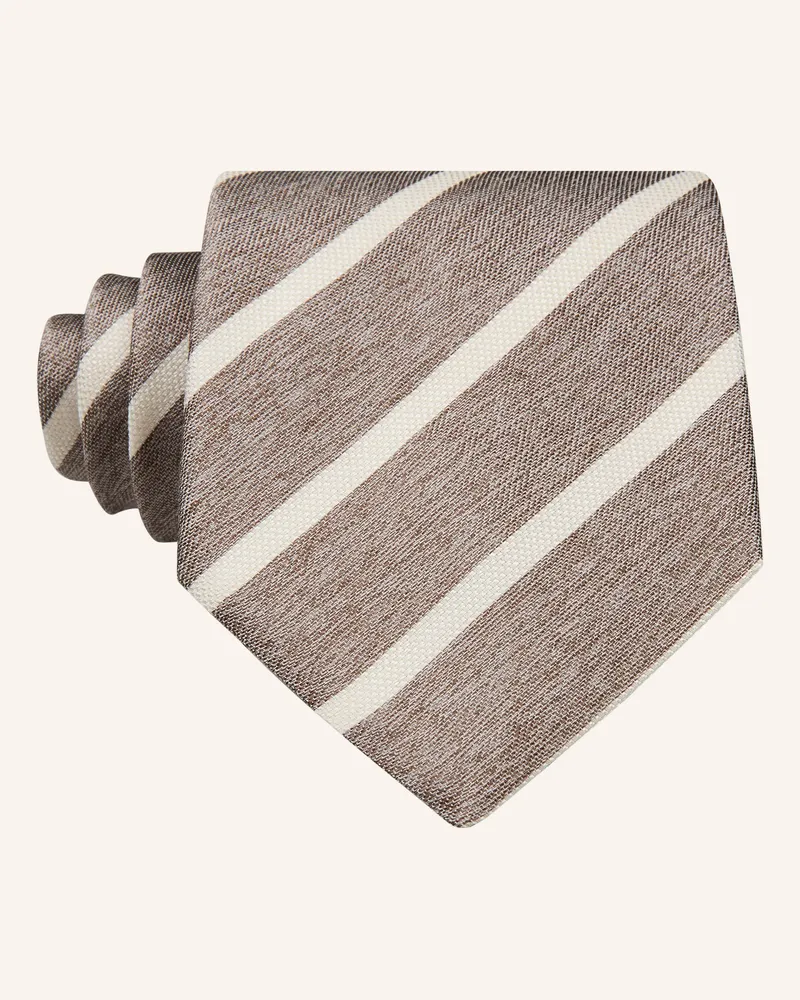 windsor. Krawatte beige Taupe