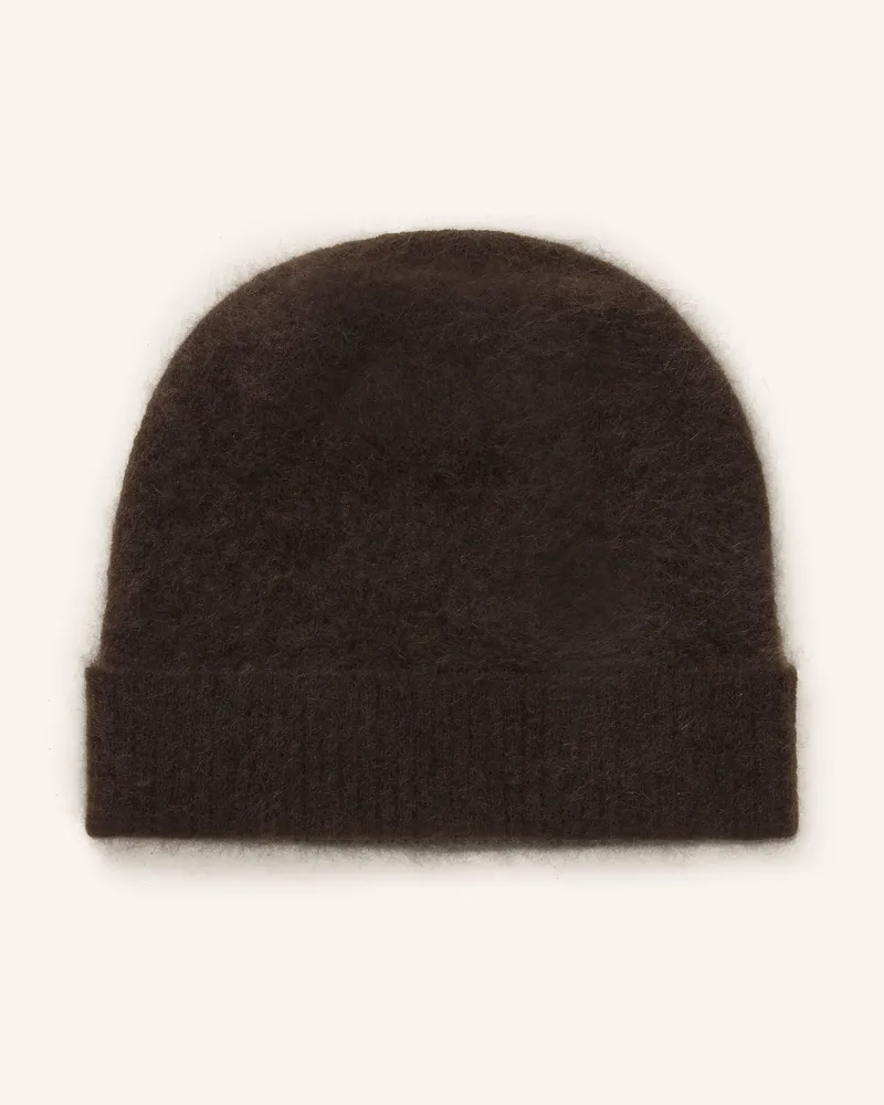 Darling Harbour Cashmere-Mütze Dunkelbraun