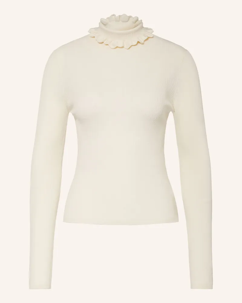 Sandro Rollkragenpullover weiss Ecru