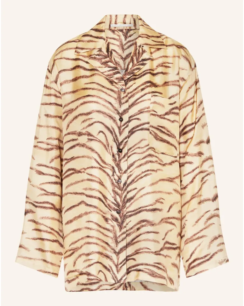 Stella McCartney Seidenbluse Beige