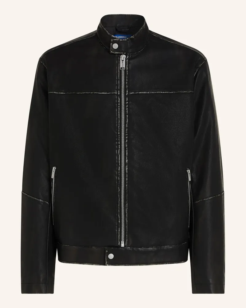 Karl Lagerfeld Jacke schwarz Schwarz