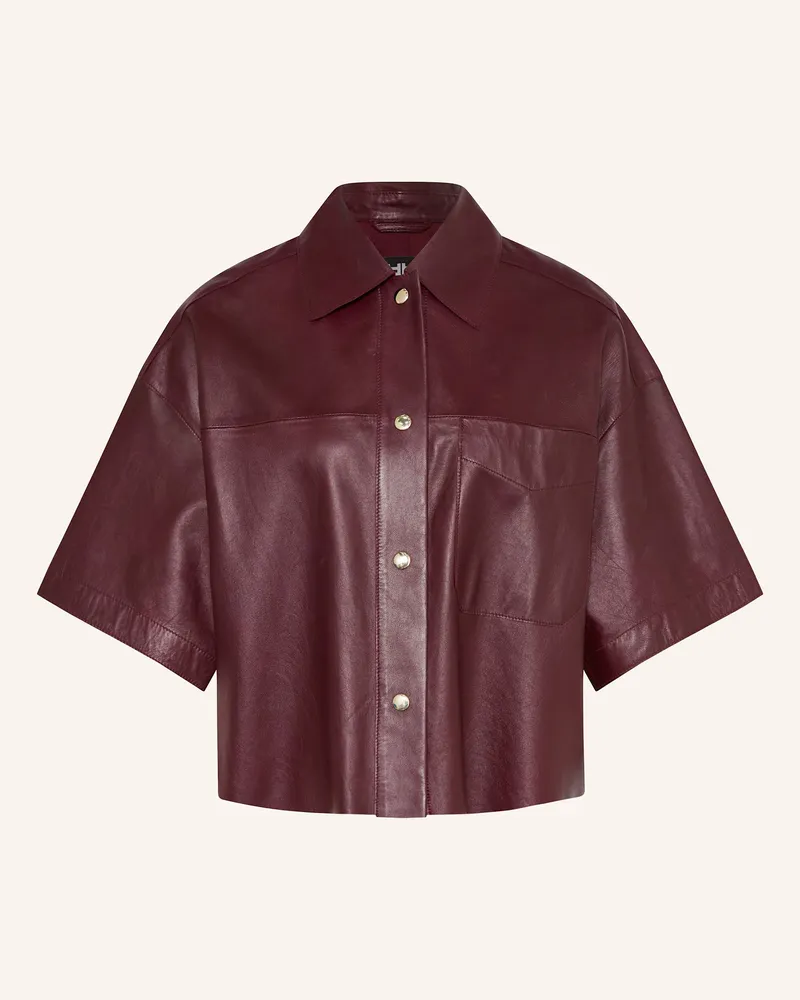 Riani Lederjacke Dunkellila