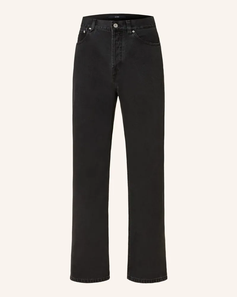 Jacquemus Jeans LE DE NÎMES DROIT Regular Fit Schwarz